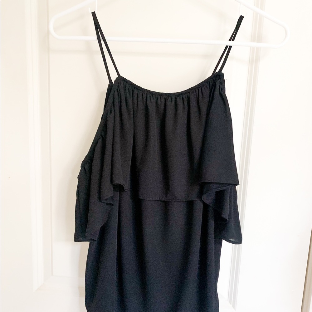 Black Off the Shoulder Top